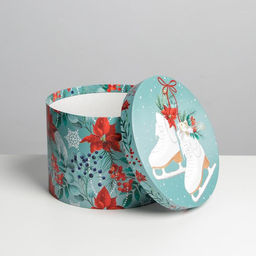 Коробка подарочная «Снежная», 18 х 18 х 13 см, Новый год