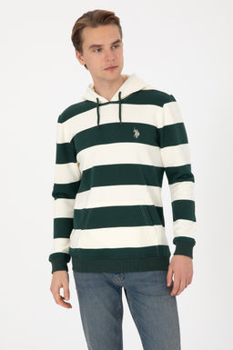 Erkek Koyu Ye_il Sweatshirt