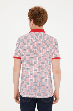 Мужская розовая футболка - U.s. polo assn фото 5