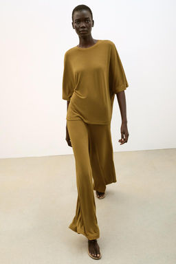FLOWING PALAZZO TROUSERS - Zara фото 16