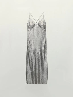 Платье миди из блестящей ткани / Zarina  фото 9