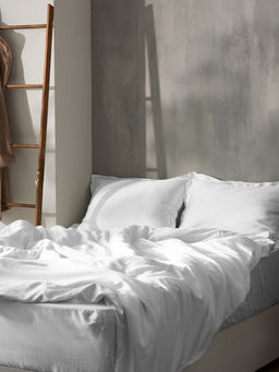 Простыня 1.5 спальная SL Home Tencel, 160235 см, белая, тенсель - Sima-land home фото 5