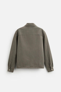 BOXY FIT DENIM OVERSHIRT - Zara фото 6