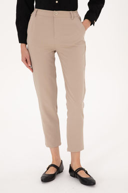 Kad_n Koyu Bej Kanvas Pantolon - U.s. polo assn фото 2