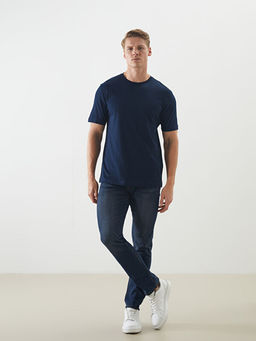 Bisiklet Yaka Penye Erkek Ti??rt