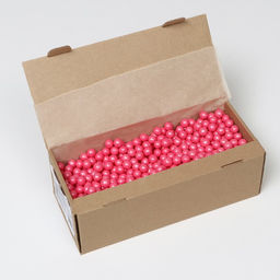 Посыпка кондитерская с мягким центром Жемчуг Розовый 12-13 мм, 1,5 кг