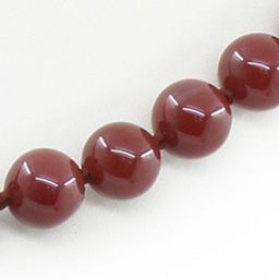 Бусы сердолик, круглые 10мм, короткие 45см