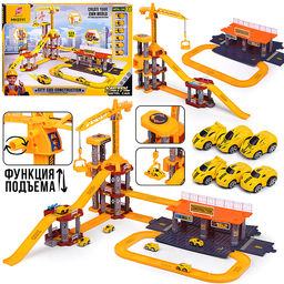 Парковка "Приключения на стройке" (125 предметов) в коробке