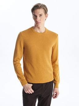 Bisiklet Yaka Erkek Triko Kazak