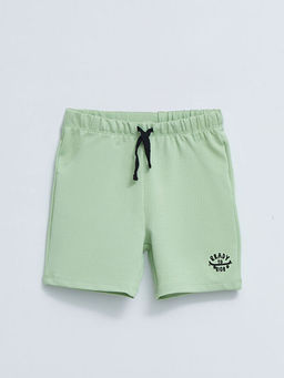 Beli Lastikli Bask?l? Erkek Bebek ?ort