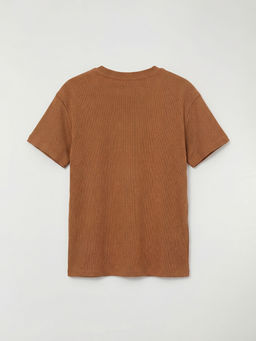 Bisiklet Yaka Bask?l? Erkek ?ocuk Ti??rt