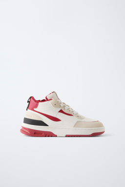 MULTI-PIECE HIGH TOP SNEAKERS