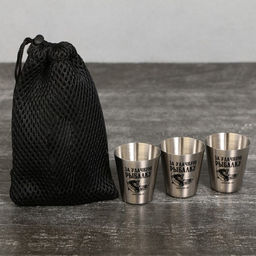 Стопки За удачную рыбалку, 3 шт