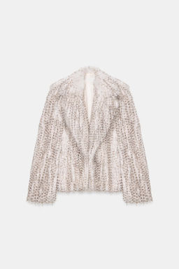 SHORT FAUX FUR COAT - Zara фото 9