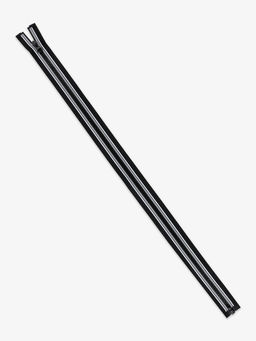 Цена за 10 шт. Молния «Трактор», №5, разъёмная, замок автомат, 60 см, чёрная, белая