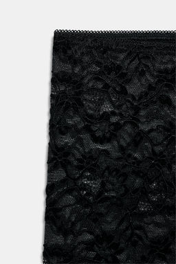 LACE CAPRI LEGGINGS - Zara фото 12