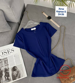 Футболка женская однотонная