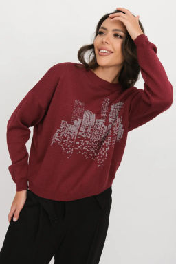 БЕЛАРУСЬ Джемпер Д 3522/бордо