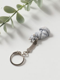 Брелок "Лисичка сидит" (барельеф), 3,5см