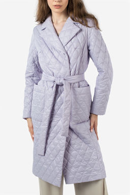 Пальто женское демисезонное (пояс) - El podio фото 8