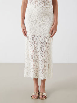 Beli Fermuar Dantelli Etek