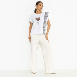 Футболка с декором из сетки, Где стиль, там и ты (new picture) - Charutti фото 4