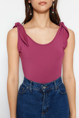 Lacivert Baglama Detayl? Havuz Yaka S?rt Dekolteli Orme Body TWOSS23BD00088 - Trendyolmilla фото 13