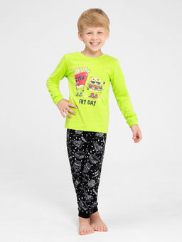 CRB wear/CWKB 50135-36 Комплект для мальчика (джемпер, брюки),лайм/Ex.Cherubino  фото 3