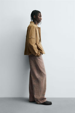BANDANA PRINT BAGGY FIT TROUSERS - Zara фото 4