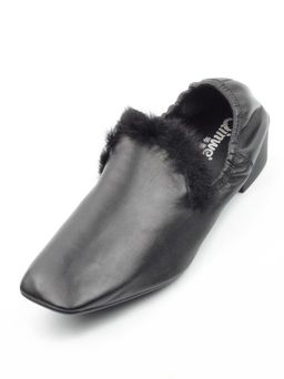 03-N18120S-2 BLACK Полуботинки женские (натуральная кожа) - Фабричный китай фото 3