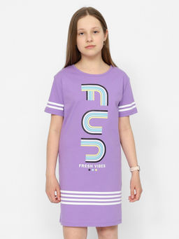 CRB wear/CSJG 63586-45-378 Платье для девочки,лаванда/Ex.Cherubino  фото 2