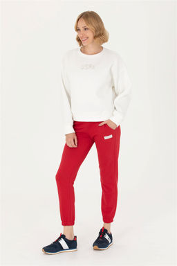 Женский свитшот цвета экрю с круглым вырезом Неожиданная скидка в корзине - U.s. polo assn фото 5