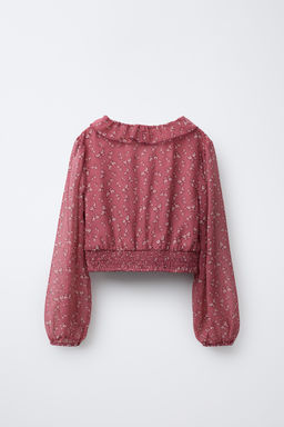 BUTTERFLY PRINT BLOUSE - Zara фото 2