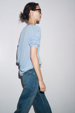 OVERSIZED PLAIN KNIT SWEATER - Zara фото 5