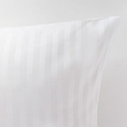 Наволочка «Этель» Hotel, 70×70 см, белая, страйп-сатин, хлопок 100%