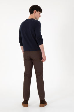 Мужские коричневые брюки из плотной ткани Неожиданная скидка в корзине - U.s. polo assn фото 4