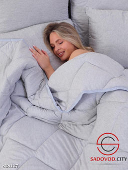 Одеяло с наполнителем лен и подушка