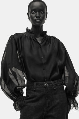 Blusa con bordado ingl?s - H&m фото 2