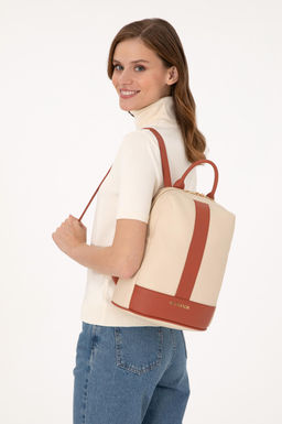 Женский бежевый рюкзак Неожиданная скидка в корзине