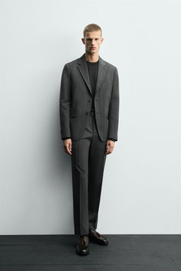 HERRINGBONE SUIT BLAZER