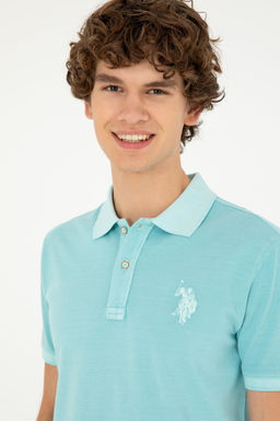 Футболка U.S. Polo Assn мятная хлопок  фото 2