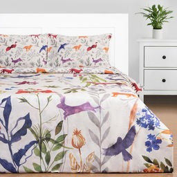 Постельное бельё Этель Евро Animals 200х215 см, 220х240 см, 50х70 см-2 шт, поплин,125 г/м2 фото 8