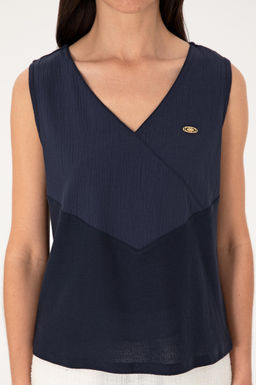 Kad_n Lacivert Ti__rt Sepette S_rpriz _ndirim - U.s. polo assn фото 6