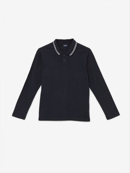 Polo Yaka Basic Uzun Kollu Erkek ?ocuk Ti??rt