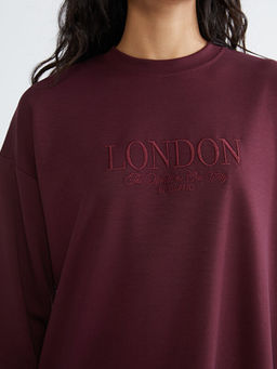 London Nak??l? Kad?n Sweatshirt Tunik
