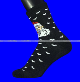 Цена за 10 пар.Термоноски женские внутри махра Новогодние арт. 3501