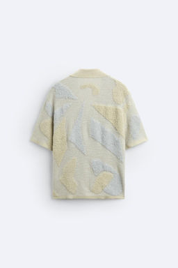 TERRY JACQUARD SHIRT - Zara фото 7