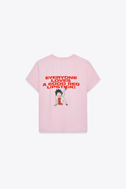 WASHED-EFFECT BETTY BOOP® T-SHIRT - Zara фото 6