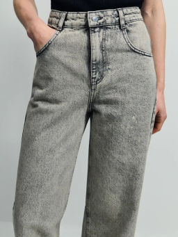 Джинсы wide leg с высокой посадкой / Zarina  фото 7