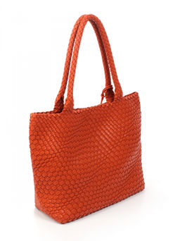 LACCOMA сумка СУ1033-оранжевый эко кожа хлопок фото 2
